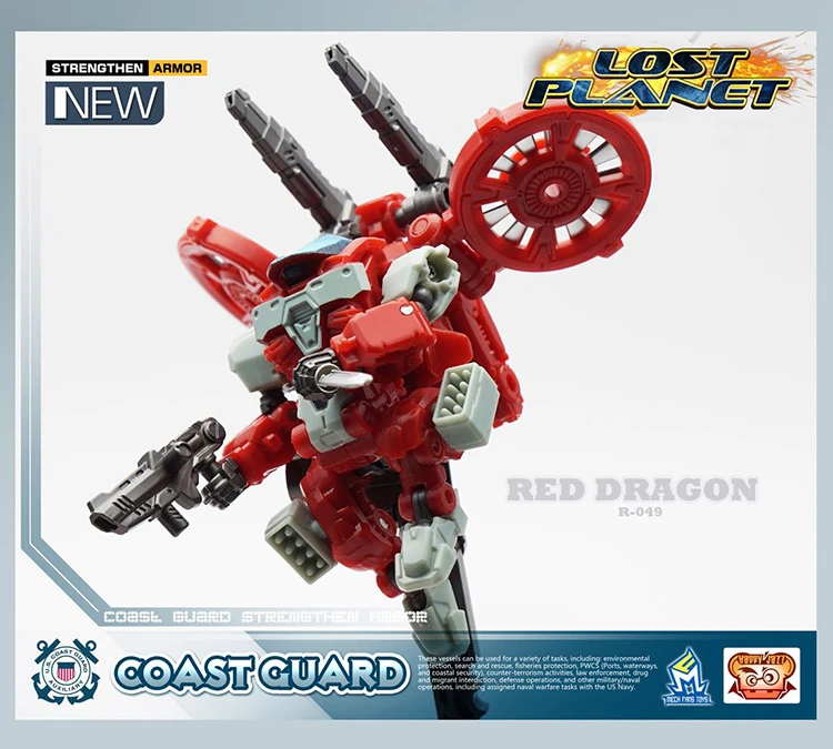 MechFansToys Lost Planet Coast Guard CG01 White Shark & CG02 Red Dragon MechFansToys Lost Planet Coast Guard CG01 White Shark & CG02 Red Dragon -Show.Z Store 0ab16576ec