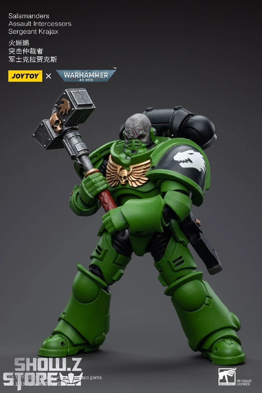 JoyToy Source 1/18 Warhammer 40K Salamanders Assault Intercessors Sergeant Krajax JoyToy Source 1/18 Warhammer 40K Salamanders Assault Intercessors Sergeant Krajax -Show.Z Store 0ac3cc5d1f