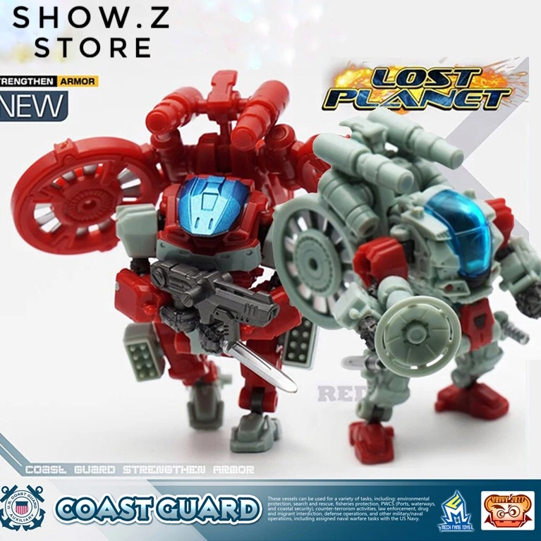 MechFansToys Lost Planet Coast Guard CG01 White Shark & CG02 Red Dragon MechFansToys Lost Planet Coast Guard CG01 White Shark & CG02 Red Dragon -Show.Z Store 0b077b9a9f