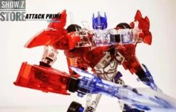APC Toys APC-001 Attack Prime TFP Optimus Prime Clear Version W/ Black Wheels -Show.Z Store 0f63764870