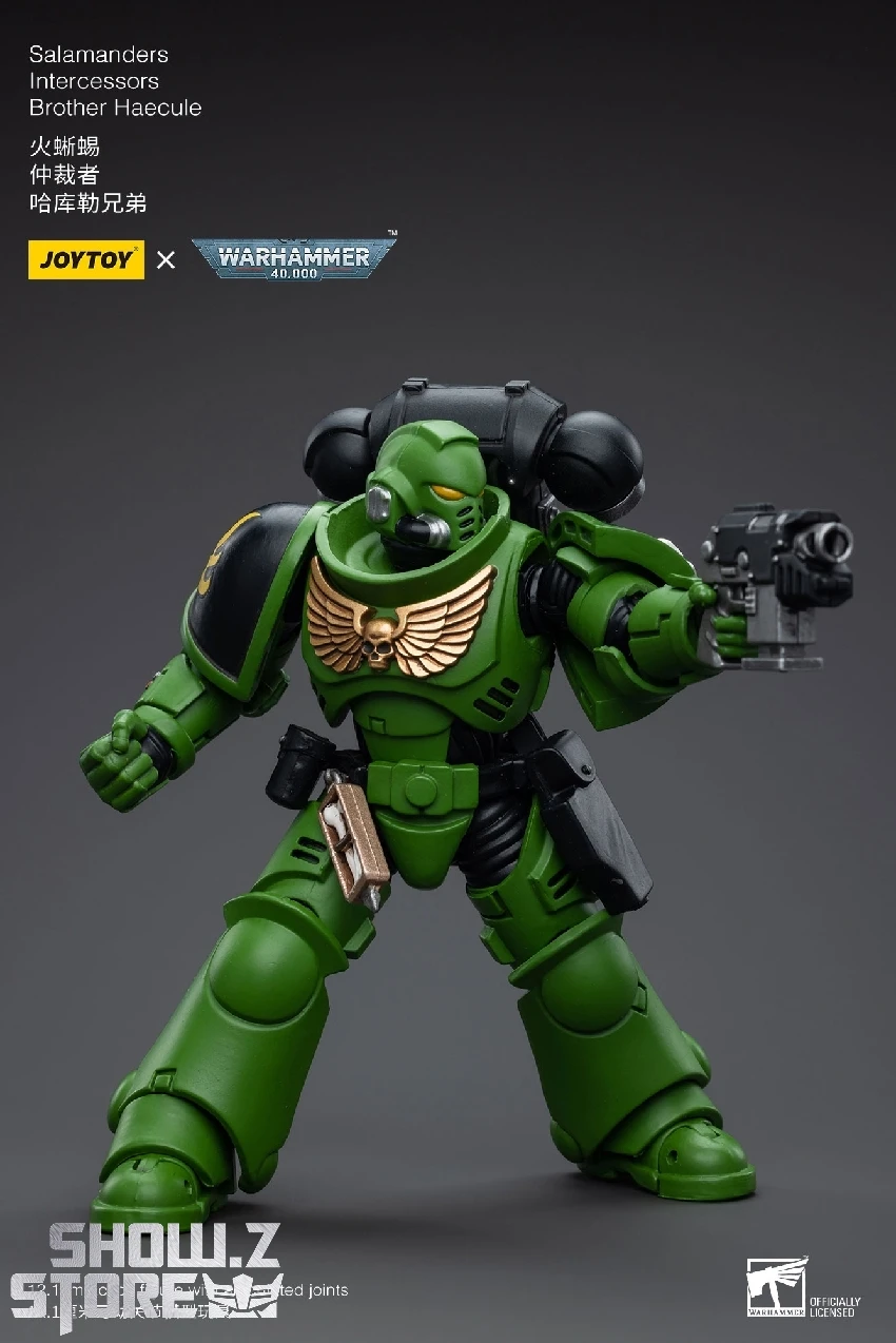 JoyToy Source 1/18 Warhammer 40K Salamanders Intercessors Brother Haecule JoyToy Source 1/18 Warhammer 40K Salamanders Intercessors Brother Haecule -Show.Z Store 0f74c419e8