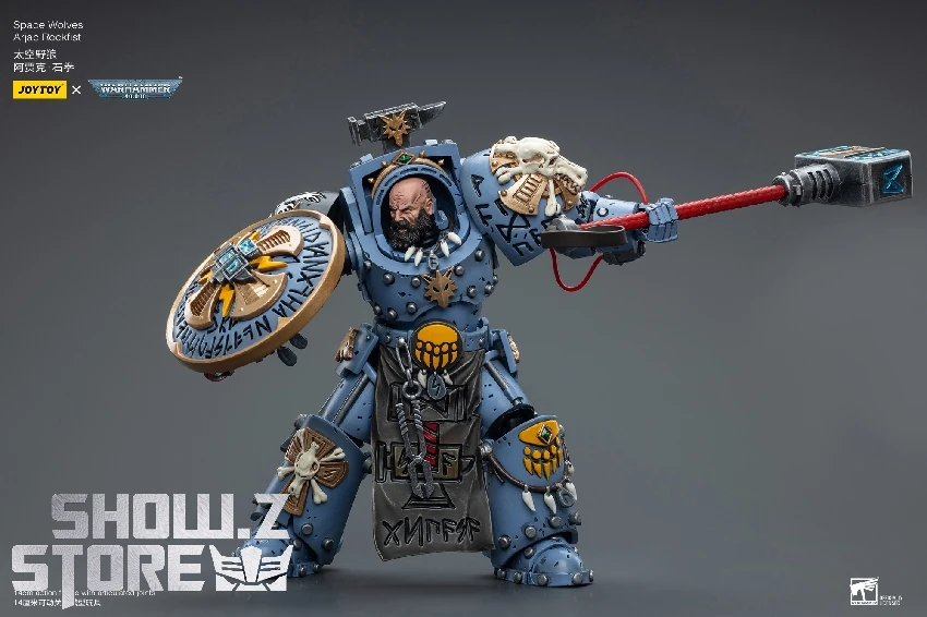 JoyToy Source 1/18 Warhammer 40K Space Wolves Arjac Rockfist JoyToy Source 1/18 Warhammer 40K Space Wolves Arjac Rockfist -Show.Z Store 1346799cd4