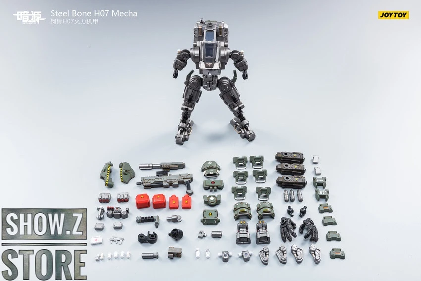 JoyToy Source 1/24 H07 Steel Bone Firepower Mecha Olive Version w/ Pilot JoyToy Source 1/24 H07 Steel Bone Firepower Mecha Olive Version W/ Pilot -Show.Z Store 148fe64a8f