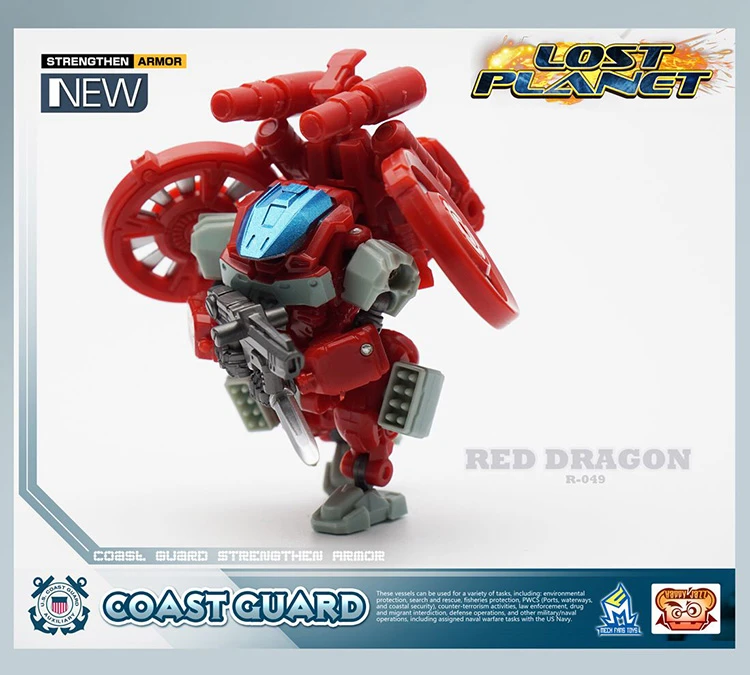 MechFansToys Lost Planet Coast Guard CG01 White Shark & CG02 Red Dragon MechFansToys Lost Planet Coast Guard CG01 White Shark & CG02 Red Dragon -Show.Z Store 17295b6757