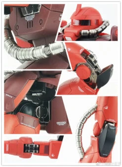 Metal Soldier MS 1/100 MS-06S MS06S Char's Zaku II Side 3 Side3 Red Comet Gundam Mobile Suit 8 Metal Soldier MS 1/100 MS-06S MS06S Char's Zaku II Side 3 Side3 Red Comet Gundam Mobile Suit -Show.Z Store 1e7b1a1845