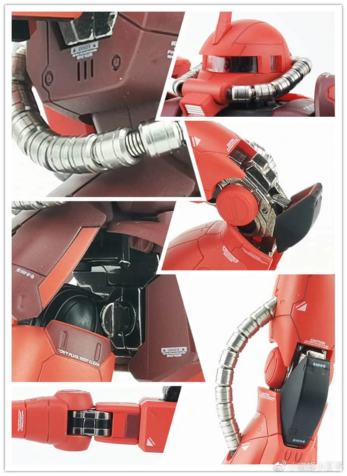 Metal Soldier MS 1/100 MS-06S MS06S Char's Zaku II Side 3 Side3 Red Comet Gundam Mobile Suit Metal Soldier MS 1/100 MS-06S MS06S Char's Zaku II Side 3 Side3 Red Comet Gundam Mobile Suit -Show.Z Store 1e7b1a1845