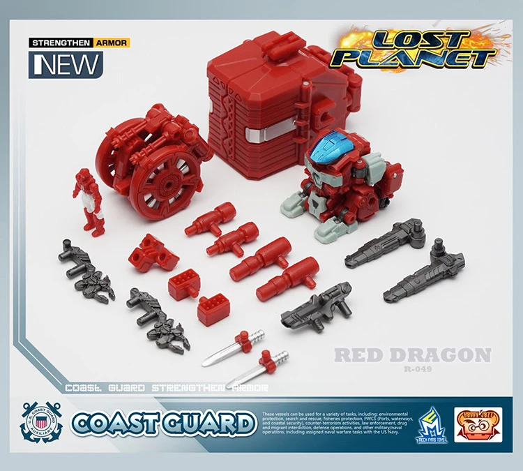 MechFansToys Lost Planet Coast Guard CG01 White Shark & CG02 Red Dragon MechFansToys Lost Planet Coast Guard CG01 White Shark & CG02 Red Dragon -Show.Z Store 285ca7cc1d