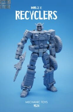 MechFansToys Mechanic Studio MS-24 Garbage Man Wreck-Gar 20 MechFansToys Mechanic Studio MS-24 Garbage Man Wreck-Gar -Show.Z Store 306f4ed723