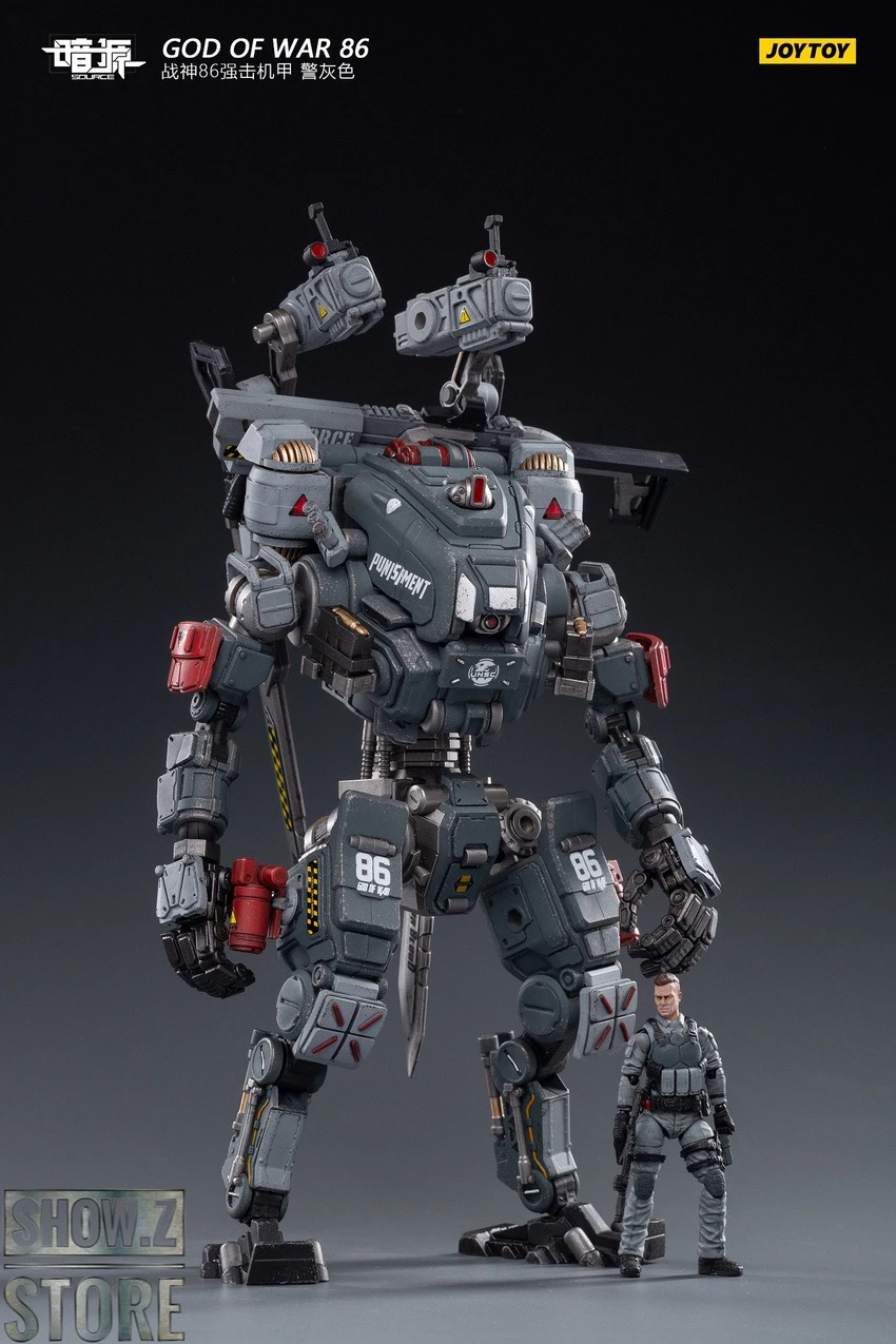 JoyToy Source 1/24 God of War 86 Mecha w/ Pilot Grey Version JoyToy Source 1/24 God Of War 86 Mecha W/ Pilot Grey Version -Show.Z Store 32742a2675