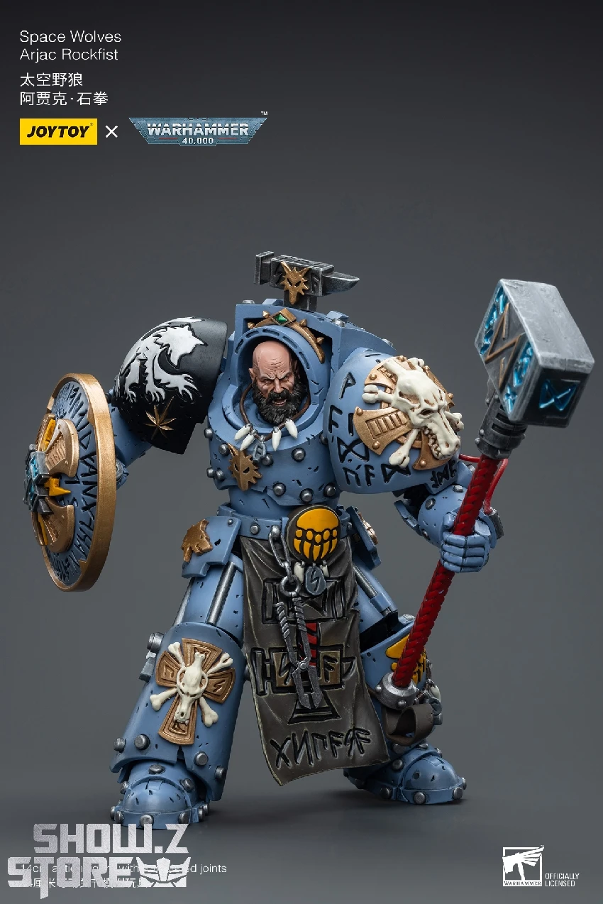 JoyToy Source 1/18 Warhammer 40K Space Wolves Arjac Rockfist JoyToy Source 1/18 Warhammer 40K Space Wolves Arjac Rockfist -Show.Z Store 329c1de3ce
