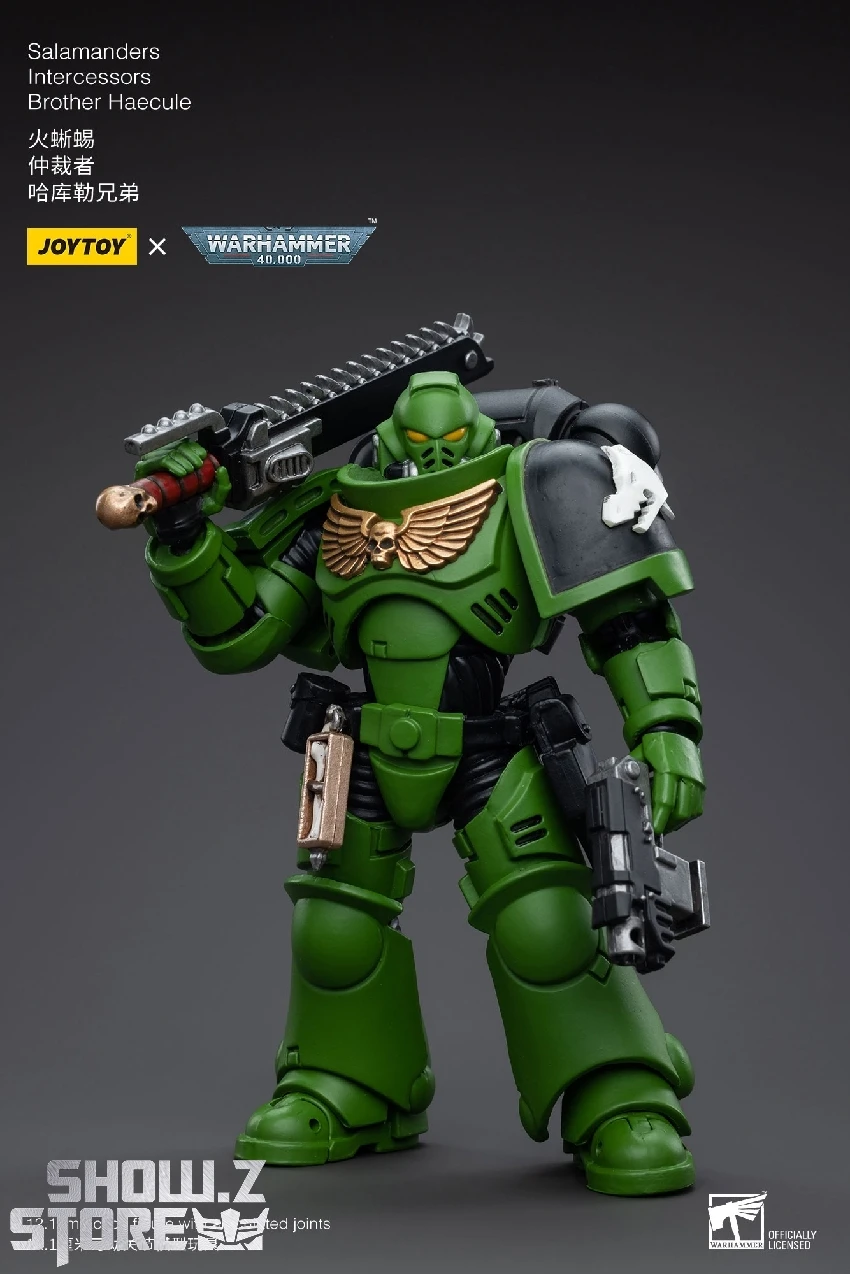 JoyToy Source 1/18 Warhammer 40K Salamanders Intercessors Brother Haecule JoyToy Source 1/18 Warhammer 40K Salamanders Intercessors Brother Haecule -Show.Z Store 3612c48ba9