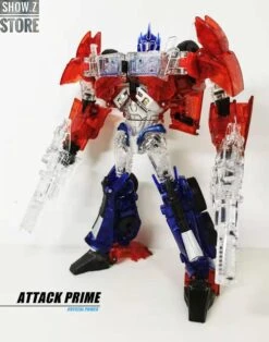 APC Toys APC-001 Attack Prime TFP Optimus Prime Clear Version W/ Black Wheels -Show.Z Store 3c0e6bea0b