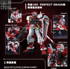 Daban DB 1/60 PG MBF-P02 MBFP02 Gundam Astray Red Frame 4 Daban DB 1/60 PG MBF-P02 MBFP02 Gundam Astray Red Frame -Show.Z Store 3f310ca9bb