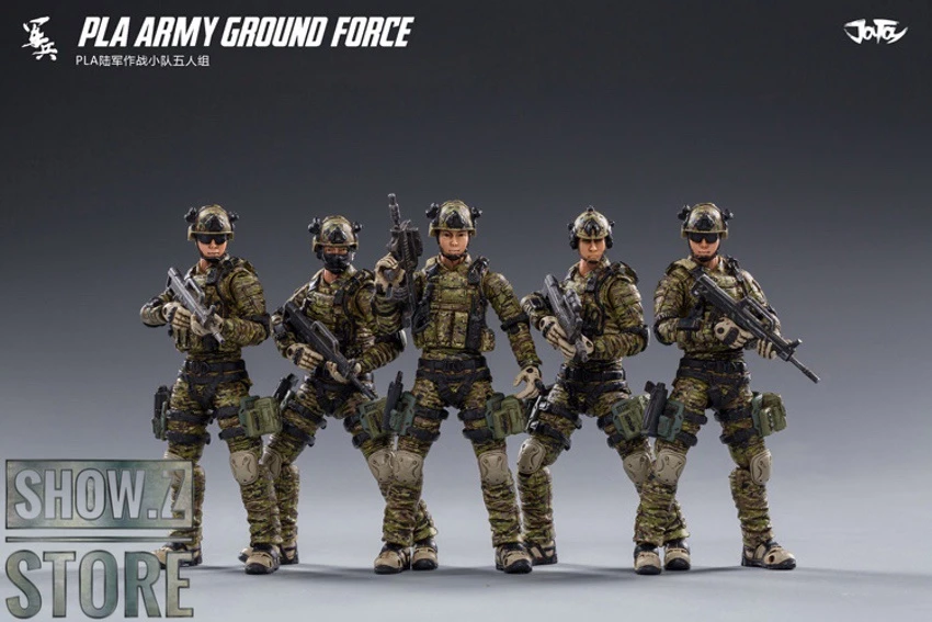 JoyToy Source 1/18 PLA Army Ground Force Set of 5 JoyToy Source 1/18 PLA Army Ground Force Set Of 5 -Show.Z Store 430b47d9d9