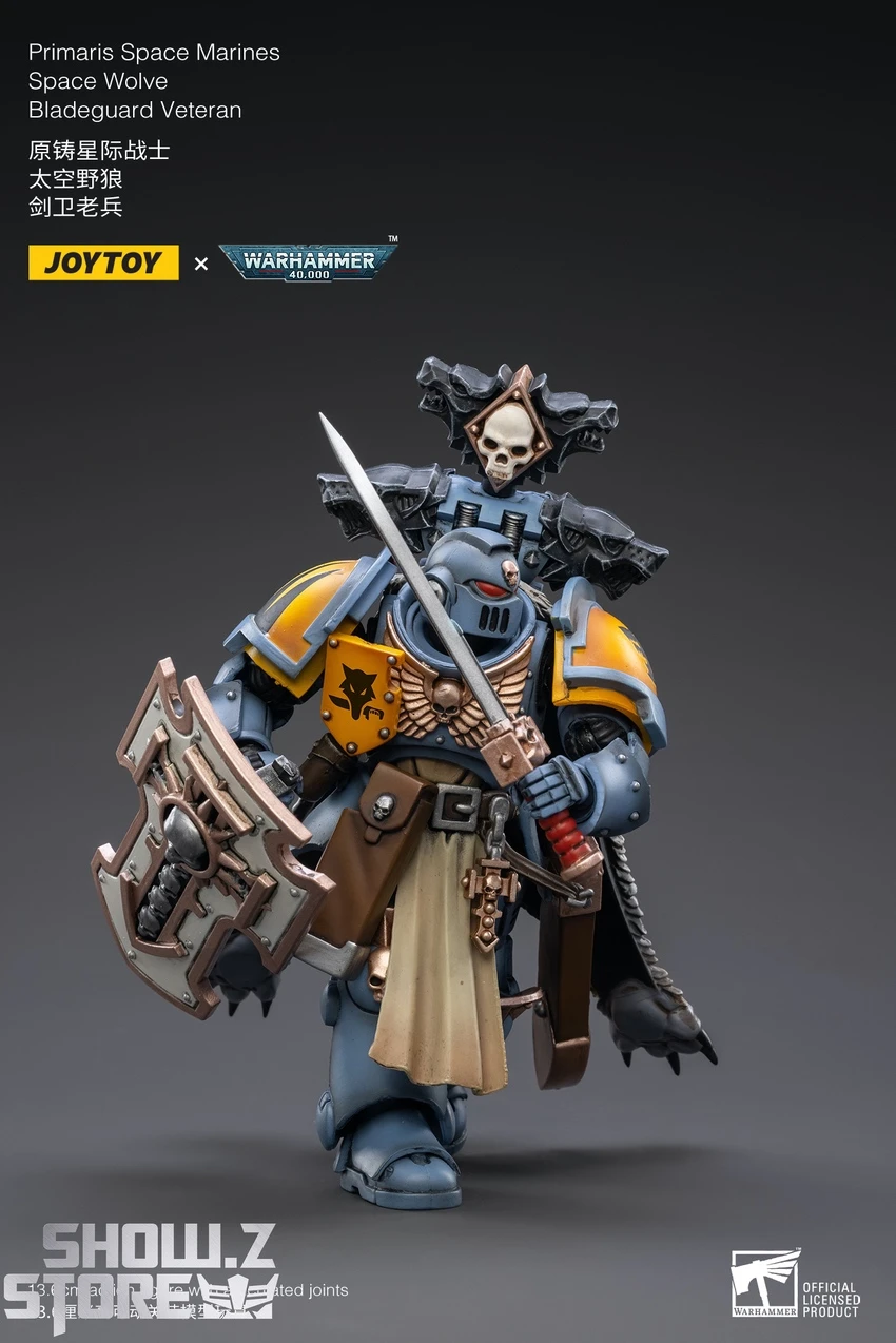 JoyToy Source 1/18 Warhammer 40K Space Wolves Bladeguard Veteran JoyToy Source 1/18 Warhammer 40K Space Wolves Bladeguard Veteran -Show.Z Store 46c7604887