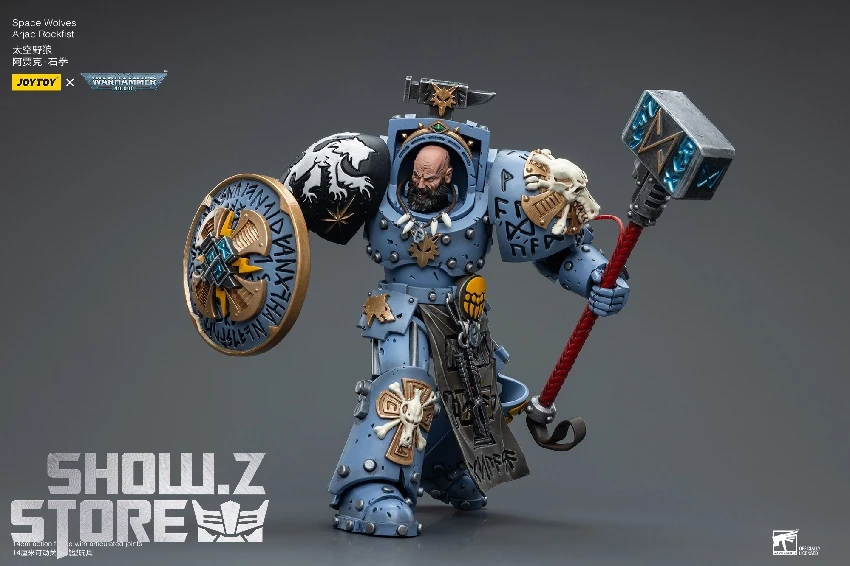 JoyToy Source 1/18 Warhammer 40K Space Wolves Arjac Rockfist JoyToy Source 1/18 Warhammer 40K Space Wolves Arjac Rockfist -Show.Z Store 47dbe8012e