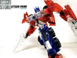 APC Toys APC-001 Attack Prime TFP Optimus Prime Clear Version W/ Black Wheels -Show.Z Store 48319f67e9