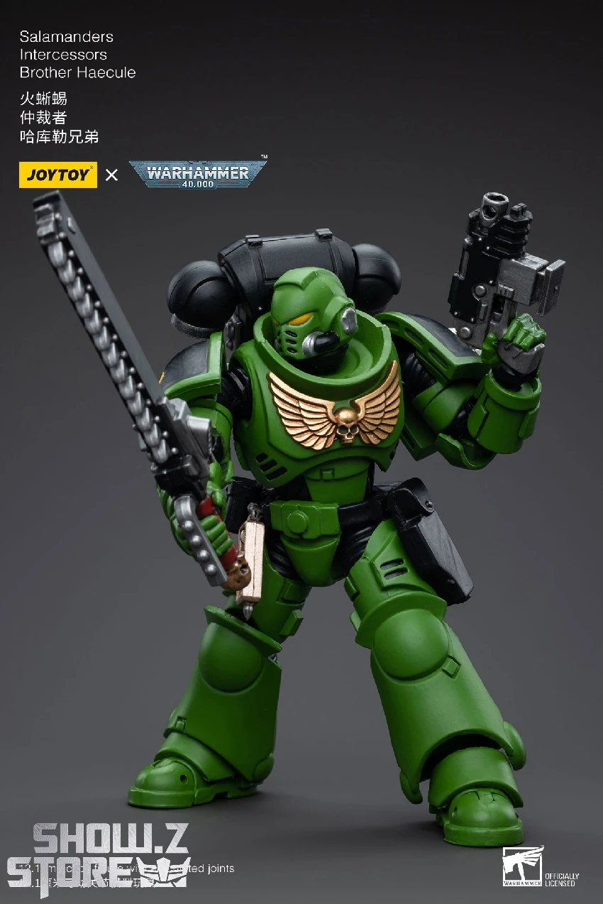 JoyToy Source 1/18 Warhammer 40K Salamanders Intercessors Brother Haecule JoyToy Source 1/18 Warhammer 40K Salamanders Intercessors Brother Haecule -Show.Z Store 49fd78ef03