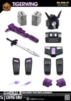 MHZ Toys MINI-07 Tigerwing Menasor Combiner Set Of 5 Oversized Version -Show.Z Store 4b09826434