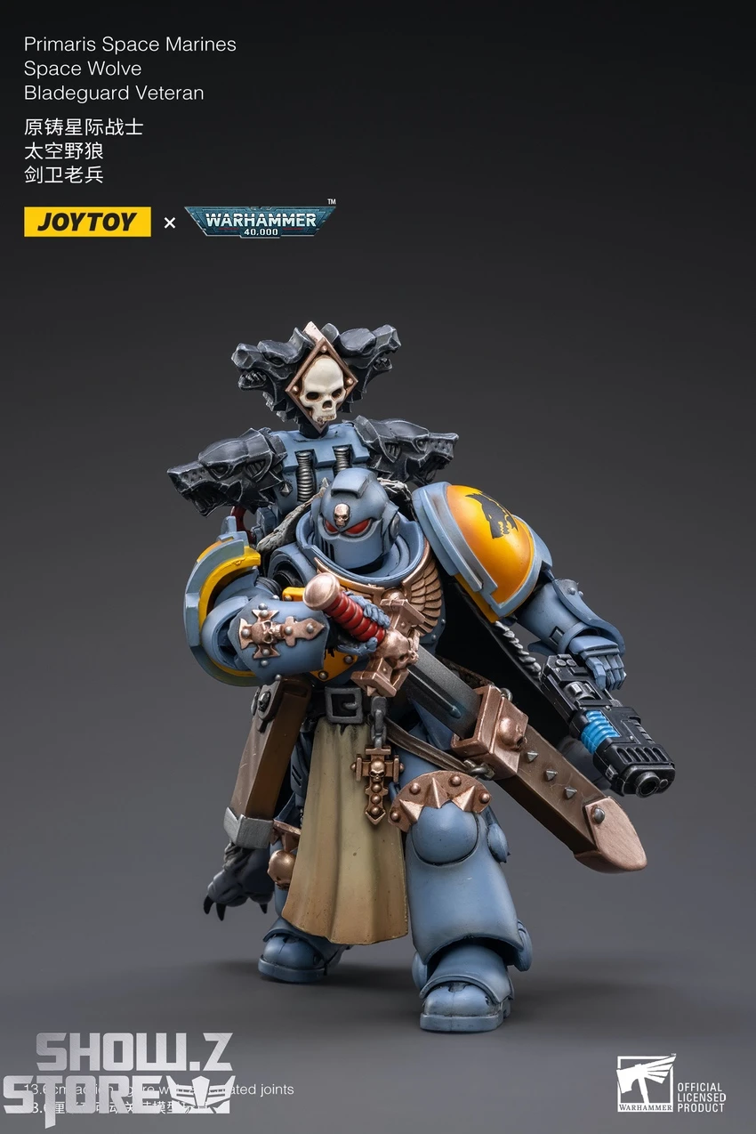 JoyToy Source 1/18 Warhammer 40K Space Wolves Bladeguard Veteran JoyToy Source 1/18 Warhammer 40K Space Wolves Bladeguard Veteran -Show.Z Store 4d9e285922