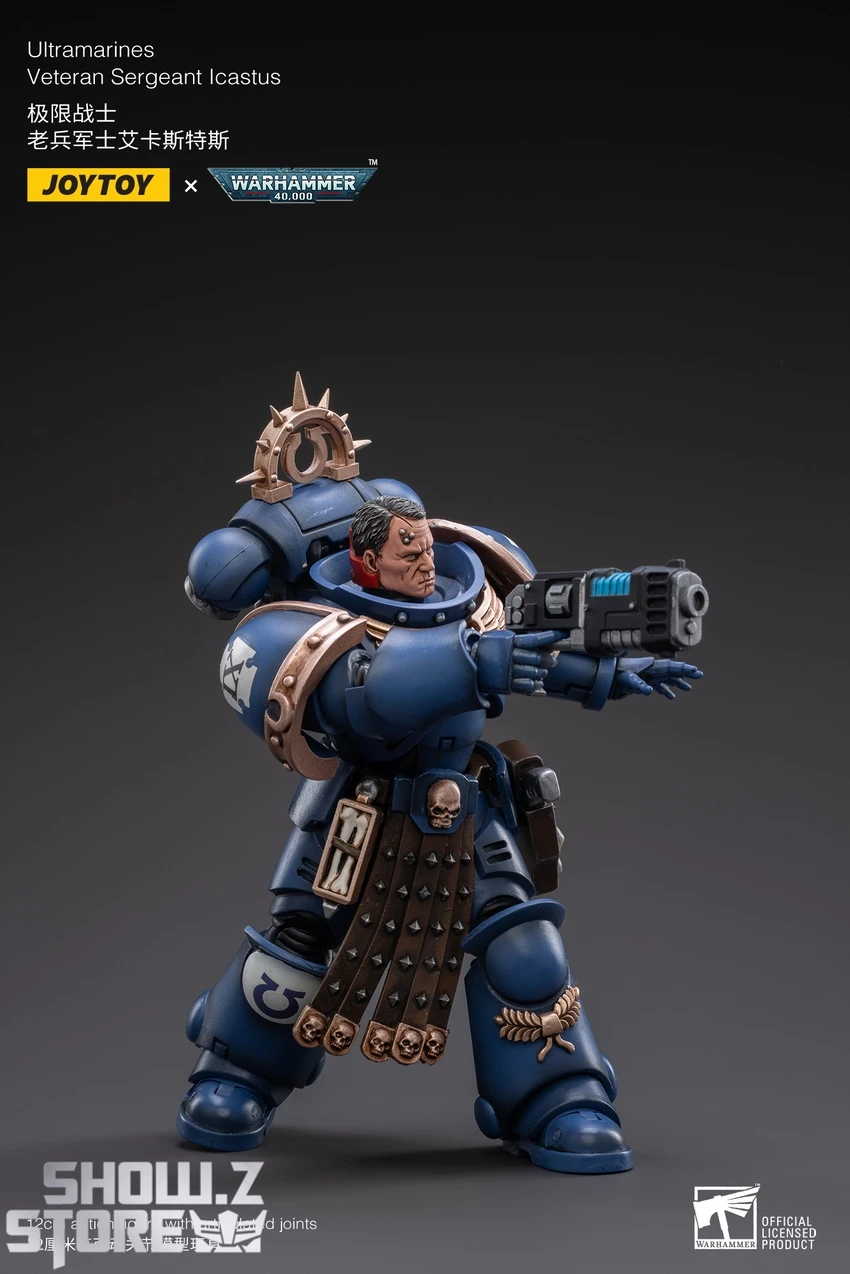 JoyToy Source 1/18 Warhammer 40K Space Ultramarines Veteran Sergeant Icastus JoyToy Source 1/18 Warhammer 40K Space Ultramarines Veteran Sergeant Icastus -Show.Z Store 56483ee7f6