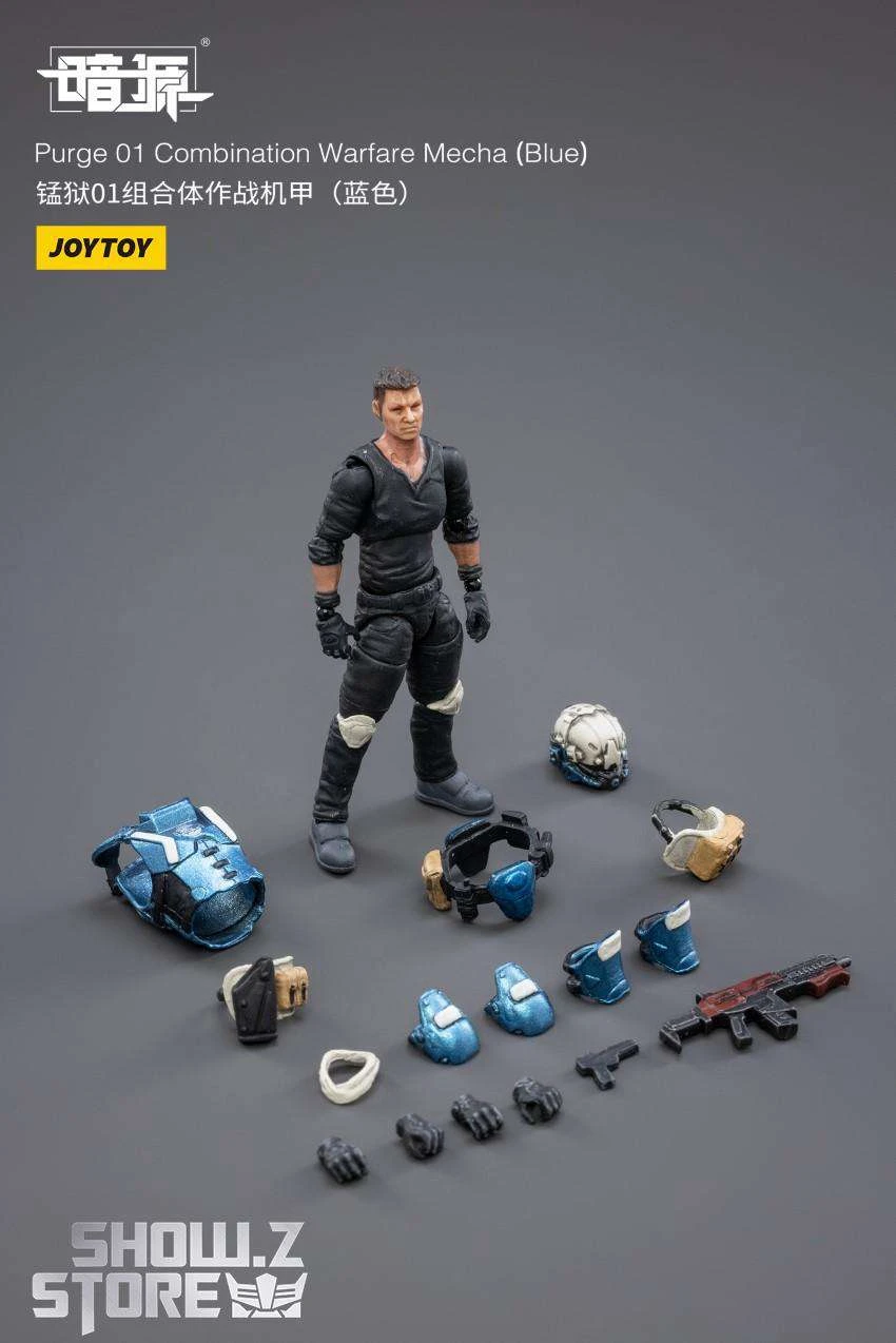 JoyToy Source 1/25 Purge 01 Combination Warfare Mecha Blue Version w/ Pilot JoyToy Source 1/25 Purge 01 Combination Warfare Mecha Blue Version W/ Pilot -Show.Z Store 5abfe81dde