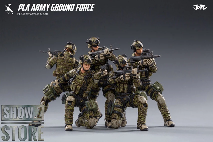 JoyToy Source 1/18 PLA Army Ground Force Set of 5 JoyToy Source 1/18 PLA Army Ground Force Set Of 5 -Show.Z Store 5bf45bbfb2