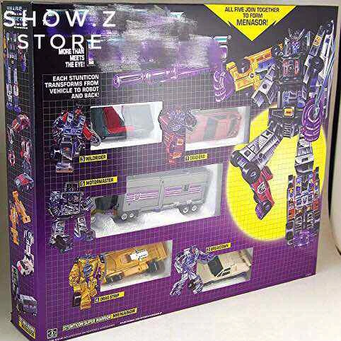 4th Party G1 Menasor Stunticons 5 Figures Set 4th Party G1 Menasor Stunticons 5 Figures Set -Show.Z Store 5e93468195