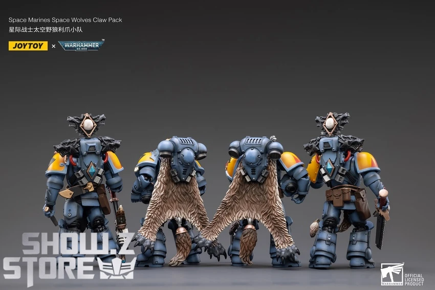 JoyToy Source 1/18 Warhammer 40K Space Wolves Claw Pack Set of 4 JoyToy Source 1/18 Warhammer 40K Space Wolves Claw Pack Set Of 4 -Show.Z Store 6c22c2a52d