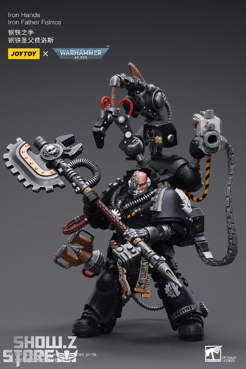 JoyToy Source 1/18 Warhammer 40K Iron Hands lron Father Feirros JoyToy Source 1/18 Warhammer 40K Iron Hands Lron Father Feirros -Show.Z Store 715a56bff8