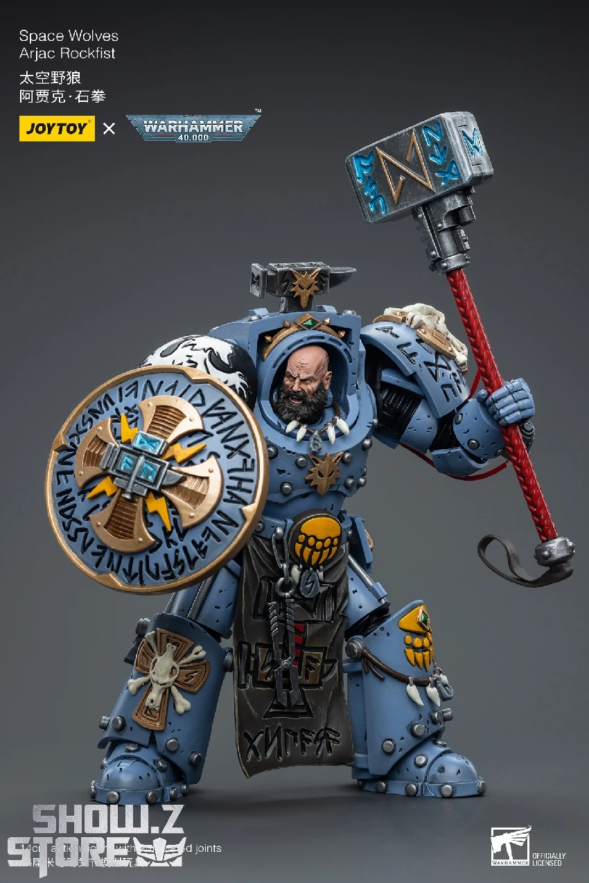 JoyToy Source 1/18 Warhammer 40K Space Wolves Arjac Rockfist JoyToy Source 1/18 Warhammer 40K Space Wolves Arjac Rockfist -Show.Z Store 72854cfd71