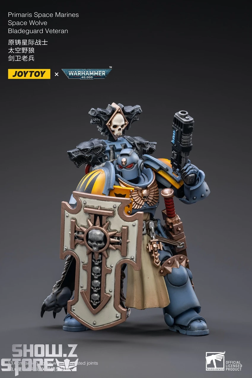 JoyToy Source 1/18 Warhammer 40K Space Wolves Bladeguard Veteran JoyToy Source 1/18 Warhammer 40K Space Wolves Bladeguard Veteran -Show.Z Store 78bffc086b