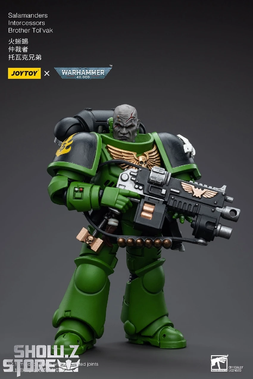 JoyToy Source 1/18 Warhammer 40K Salamanders Intercessors Brother Tol'vak JoyToy Source 1/18 Warhammer 40K Salamanders Intercessors Brother Tol'vak -Show.Z Store 7a86185b3f