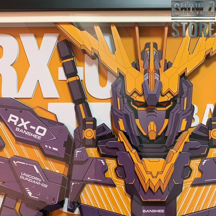 ChenFu Studio RX-0 Unicorn Gundam 02 Banshee 3D Wall Art Decoration Picture ChenFu Studio RX-0 Unicorn Gundam 02 Banshee 3D Wall Art Decoration Picture -Show.Z Store 86f2c9fdc7