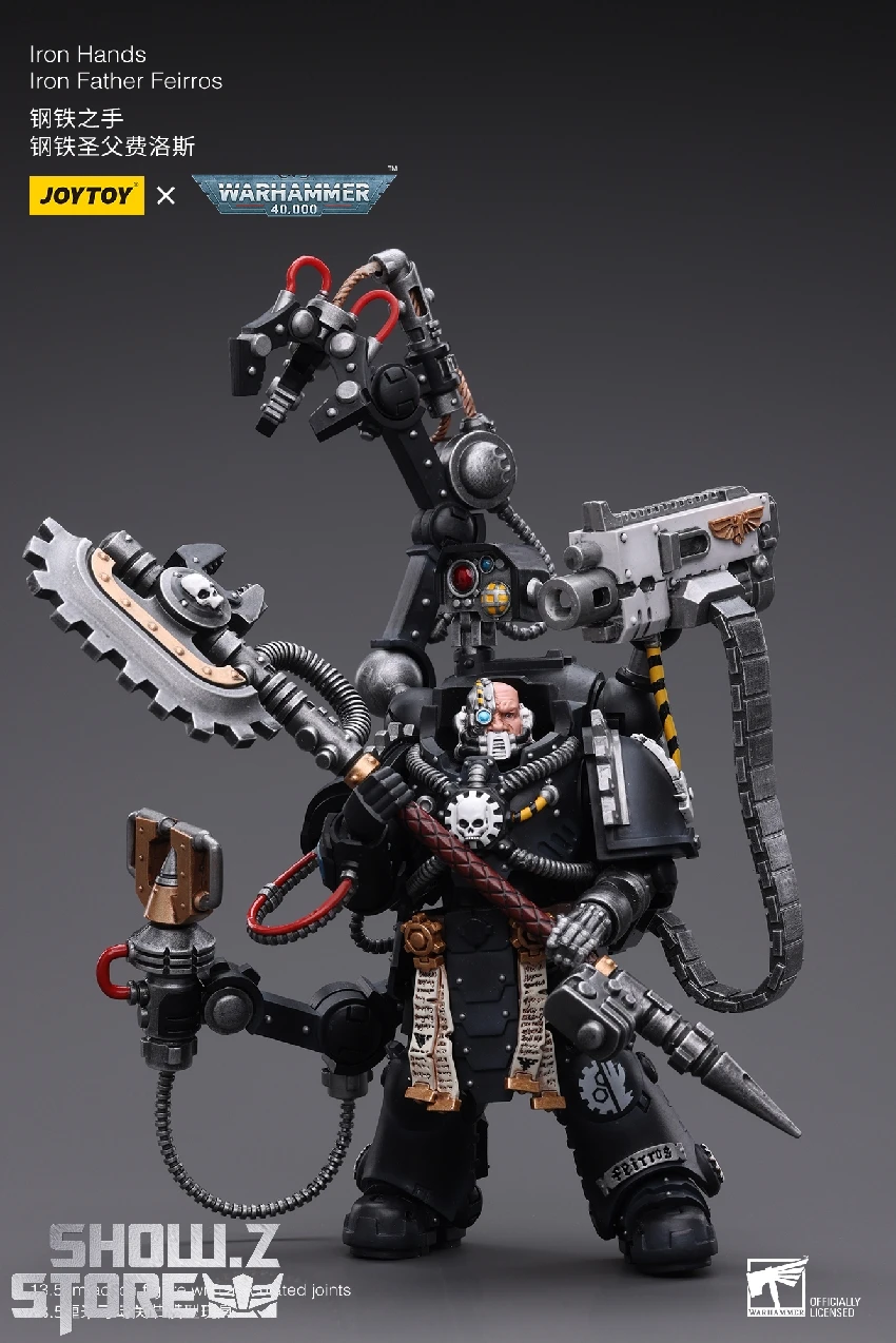 JoyToy Source 1/18 Warhammer 40K Iron Hands lron Father Feirros JoyToy Source 1/18 Warhammer 40K Iron Hands Lron Father Feirros -Show.Z Store 8ee173b5dc