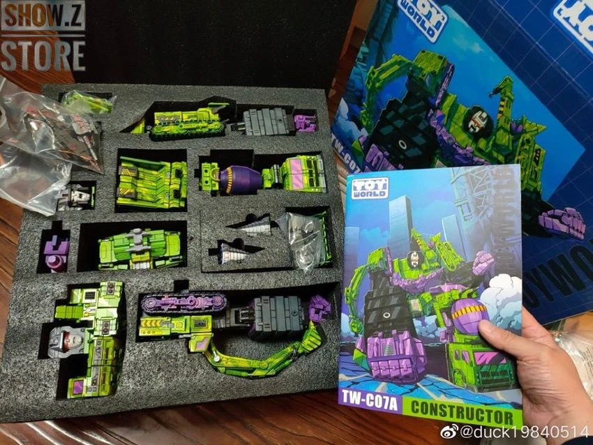 Toyworld TW TW-C07A TWC07A Constructor Devastator Cel Cell Shaded Deluxe Version Set of 6 Toyworld TW TW-C07A TWC07A Constructor Devastator Cel Cell Shaded Deluxe Version Set Of 6 -Show.Z Store 937eb5dfa4