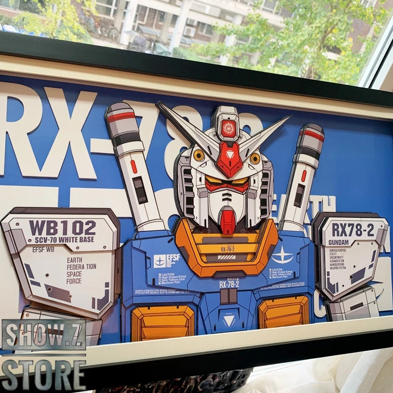 ChenFu Studio RX-78-2 Gundam 3D Wall Art Decoration Picture ChenFu Studio RX-78-2 Gundam 3D Wall Art Decoration Picture -Show.Z Store 9857b76d39
