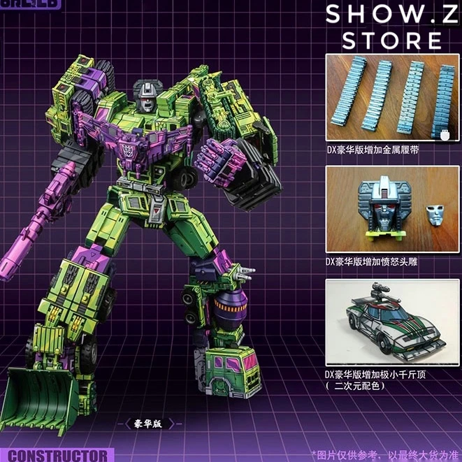 Toyworld TW TW-C07A TWC07A Constructor Devastator Cel Cell Shaded Deluxe Version Set of 6 Toyworld TW TW-C07A TWC07A Constructor Devastator Cel Cell Shaded Deluxe Version Set Of 6 -Show.Z Store 99544b04dc