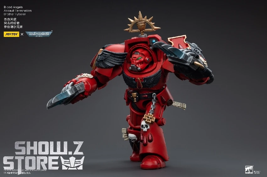 JoyToy Source 1/18 Warhammer 40K Blood Angels Assault Terminators Brother Tyborel JoyToy Source 1/18 Warhammer 40K Blood Angels Assault Terminators Brother Tyborel -Show.Z Store a4cab02601