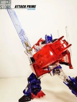 APC Toys APC-001 Attack Prime TFP Optimus Prime Clear Version W/ Black Wheels -Show.Z Store a4fe4094b1
