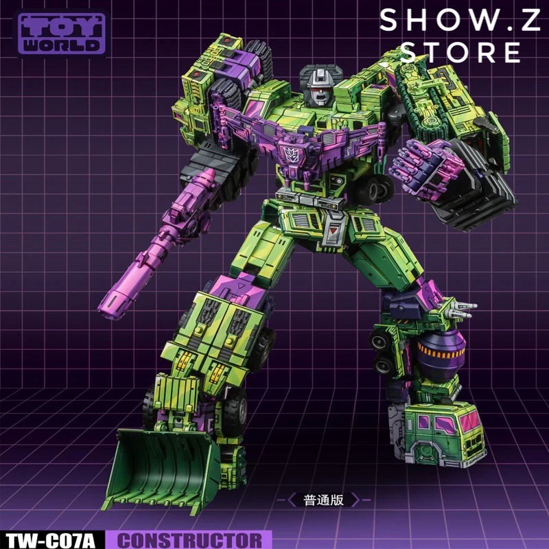 Toyworld TW TW-C07A TWC07A Constructor Devastator Cel Cell Shaded Standard Version Set of 6 Toyworld TW TW-C07A TWC07A Constructor Devastator Cel Cell Shaded Standard Version Set Of 6 -Show.Z Store a5ef661cf5