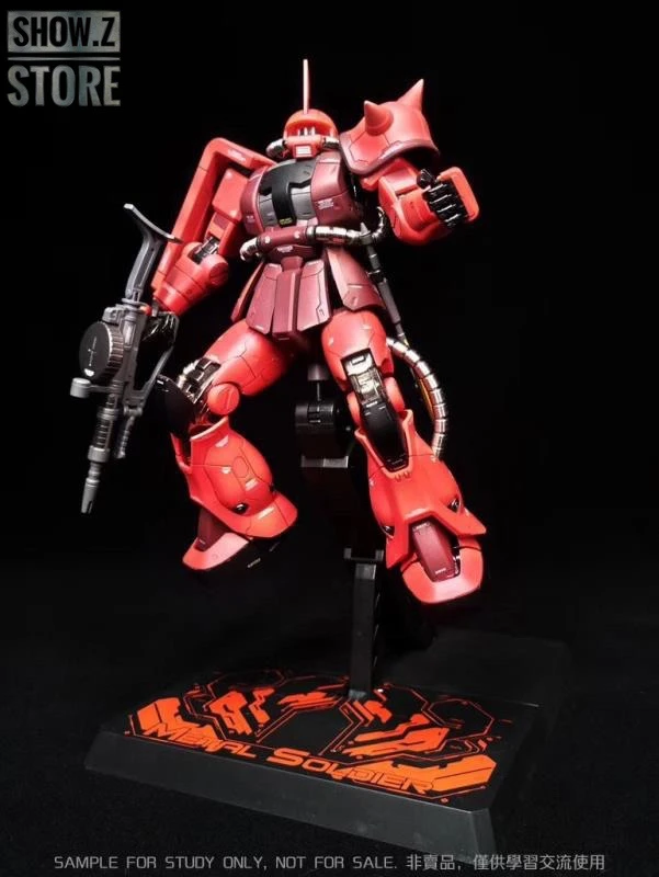 Metal Soldier MS 1/100 MS-06S MS06S Char's Zaku II Side 3 Side3 Red Comet Gundam Mobile Suit Metal Soldier MS 1/100 MS-06S MS06S Char's Zaku II Side 3 Side3 Red Comet Gundam Mobile Suit -Show.Z Store a96c38e060