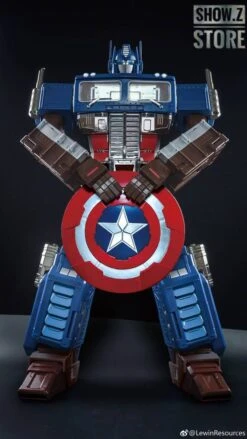 Lewin Resources LW-01A Optimus Prime Captain America Style Oversized 71cm W/ LED -Show.Z Store add13fc5e1
