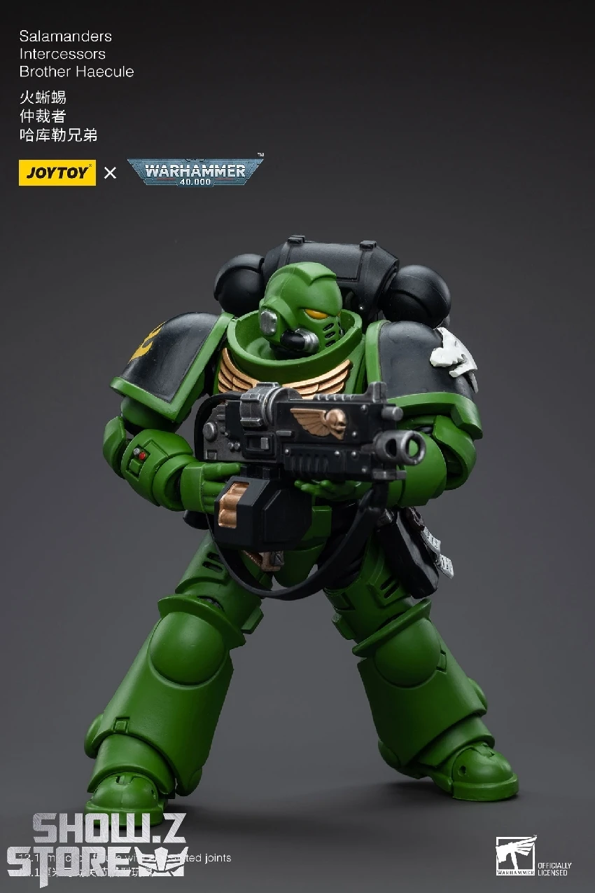 JoyToy Source 1/18 Warhammer 40K Salamanders Intercessors Brother Haecule JoyToy Source 1/18 Warhammer 40K Salamanders Intercessors Brother Haecule -Show.Z Store ae967ec95f