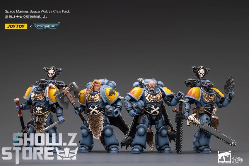 JoyToy Source 1/18 Warhammer 40K Space Wolves Claw Pack Set of 4 JoyToy Source 1/18 Warhammer 40K Space Wolves Claw Pack Set Of 4 -Show.Z Store b13c13a53c