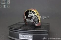 X-Space Studio 1/6 Iron Man MK50 Battle Damaged Helmet /w LED -Show.Z Store b22c0a864a