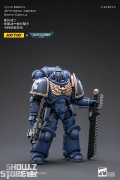 JoyToy Source 1/18 Warhammer 40K Space Marines Ultramarines Outriders Brother Catonus -Show.Z Store b3695baeb6