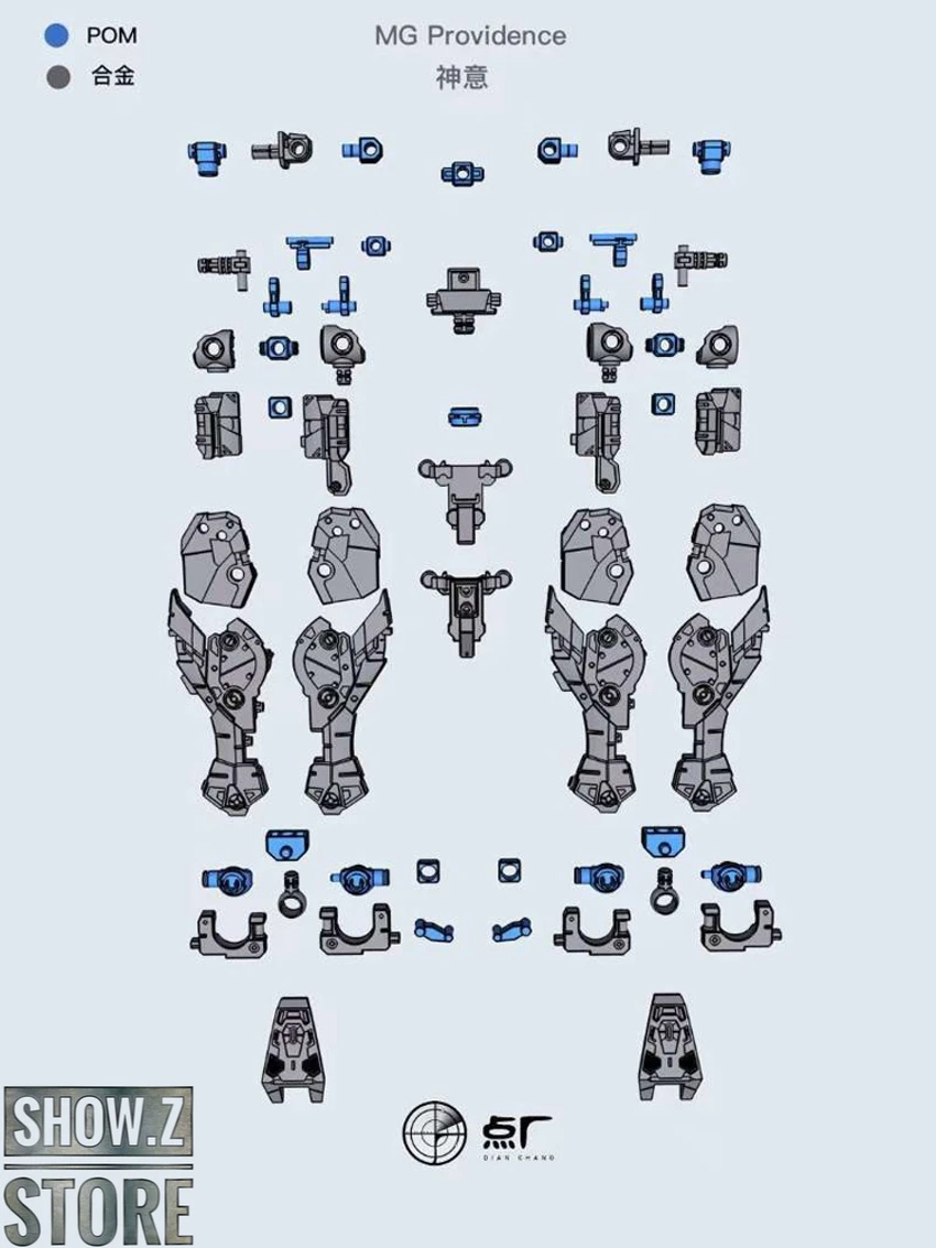 Point Factory Studio PFS02-3 Metal Parts for Bandai MG ZGMF-X13A Providence Gundam Point Factory Studio PFS02-3 Metal Parts For Bandai MG ZGMF-X13A Providence Gundam -Show.Z Store ba26d3a34a