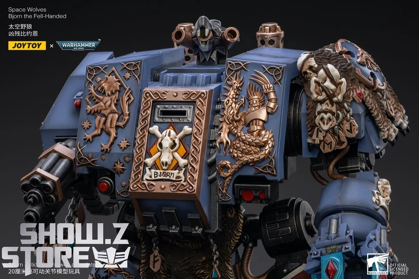 JoyToy Source 1/18 Warhammer 40K Space Wolves Bjorn the Fell-Handed JoyToy Source 1/18 Warhammer 40K Space Wolves Bjorn The Fell-Handed -Show.Z Store bdcdb27686