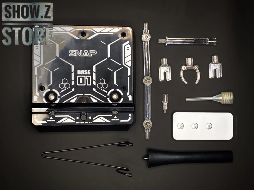 SNAP Remote Smoke Display Stand w/ LED Silver Version SNAP Remote Smoke Display Stand W/ LED Silver Version -Show.Z Store bf1e011ddb